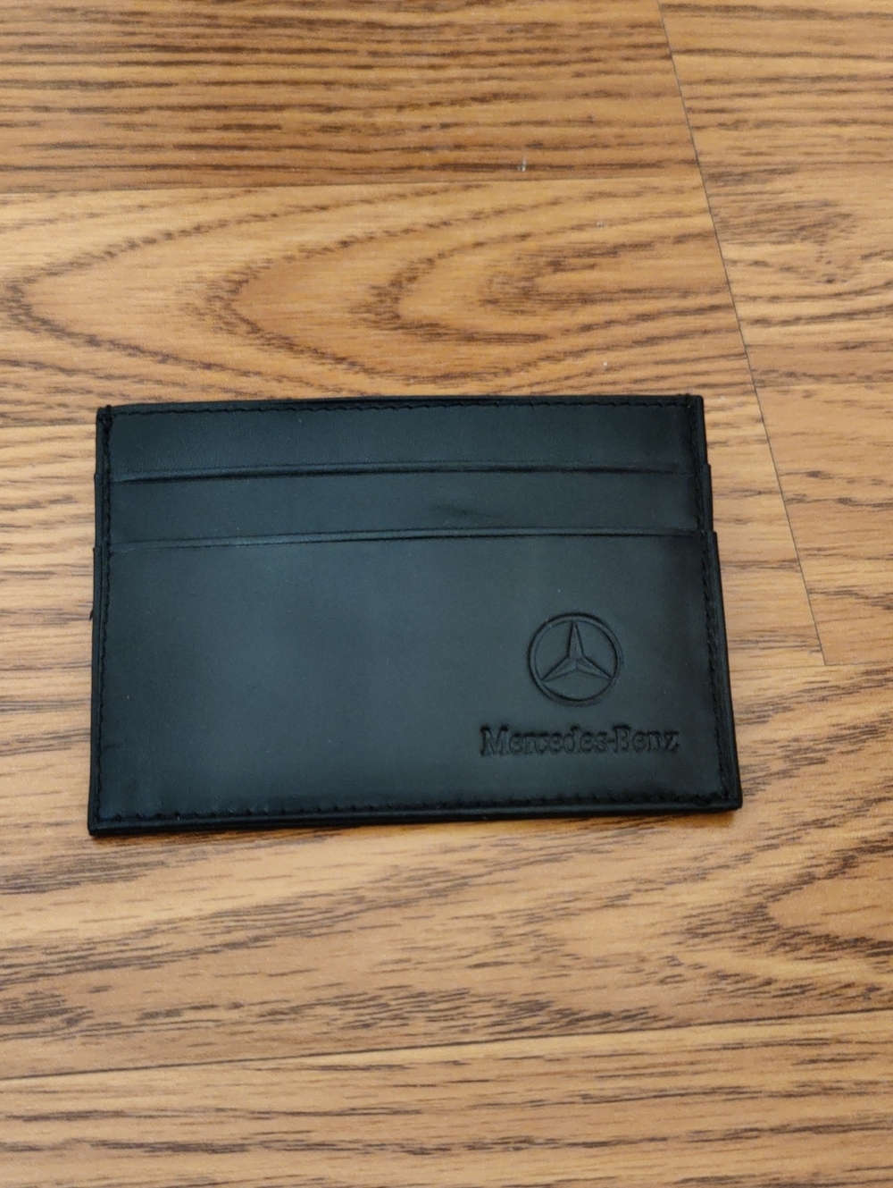 NWOT- Mercedes Benz Black Leather Card Holder